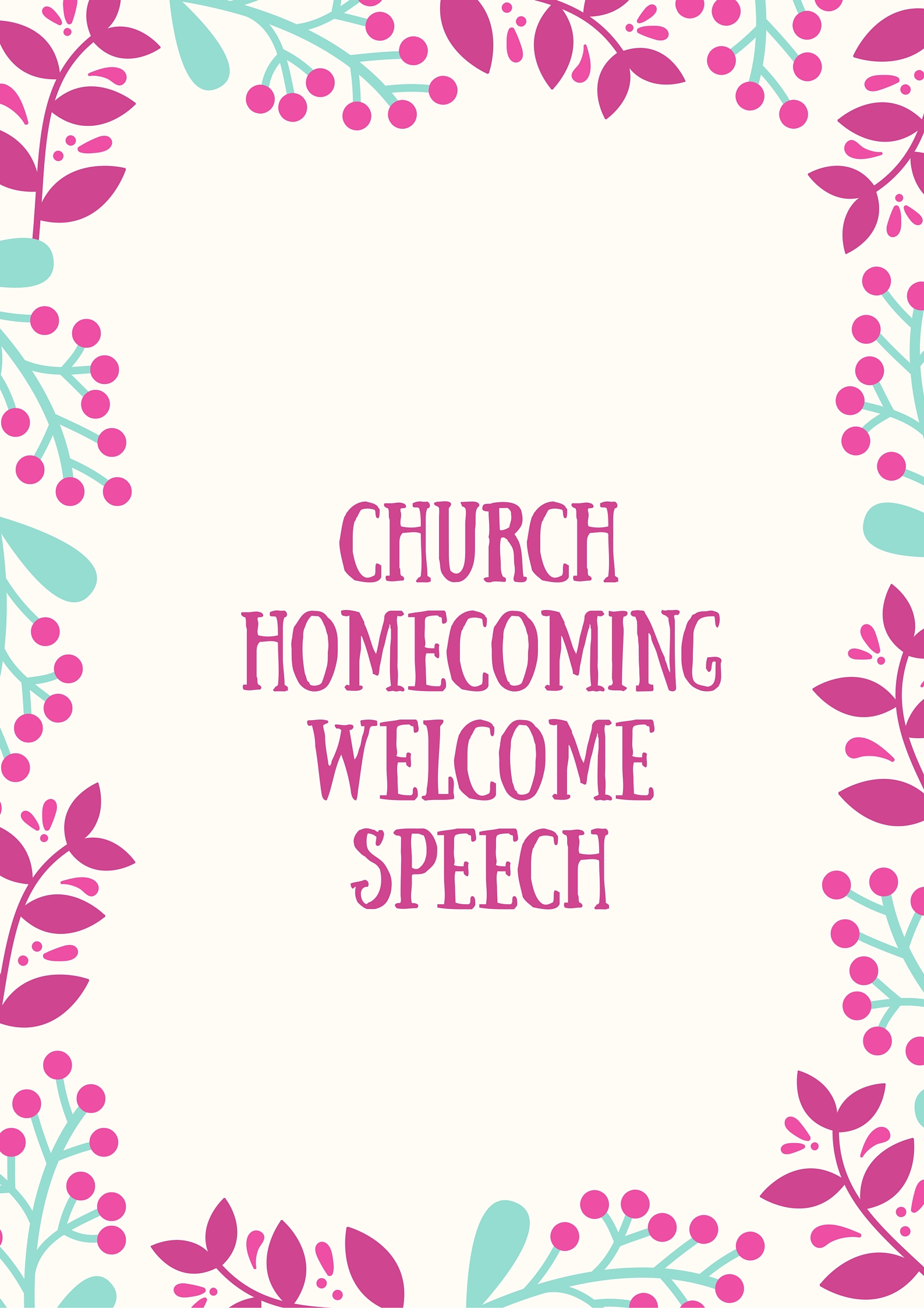 church speech
