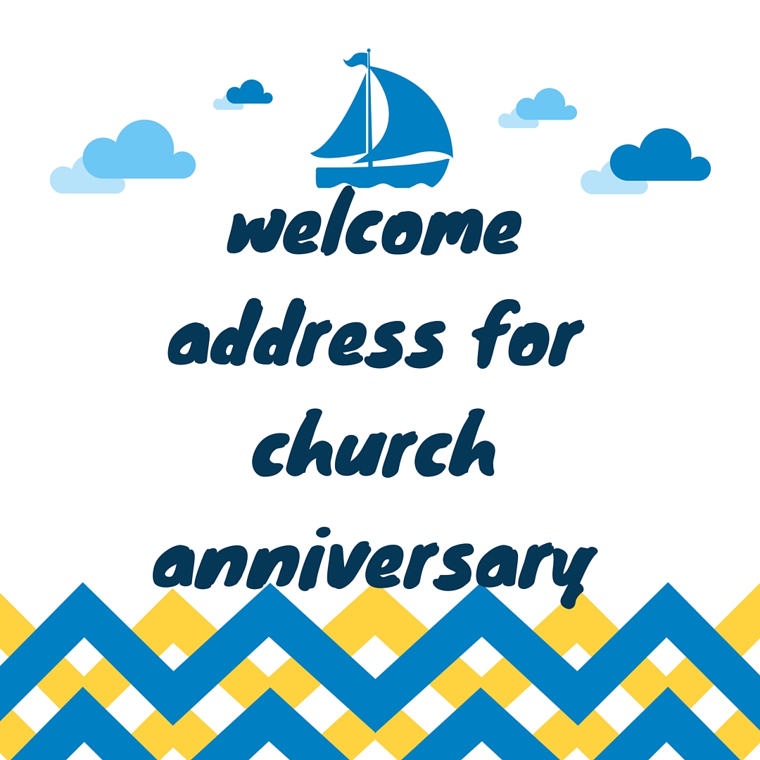 How do I write a speech for a church anniversary?