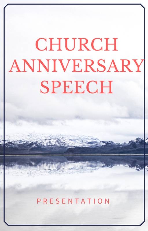Church Anniversary Speeches