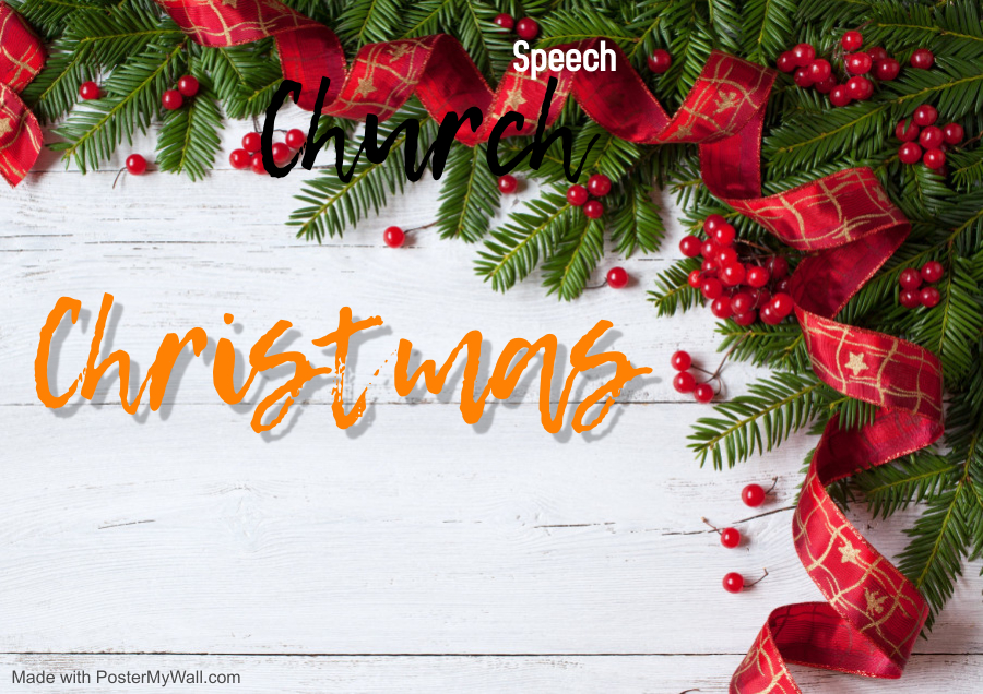 welcome speech in english for christmas day celebration