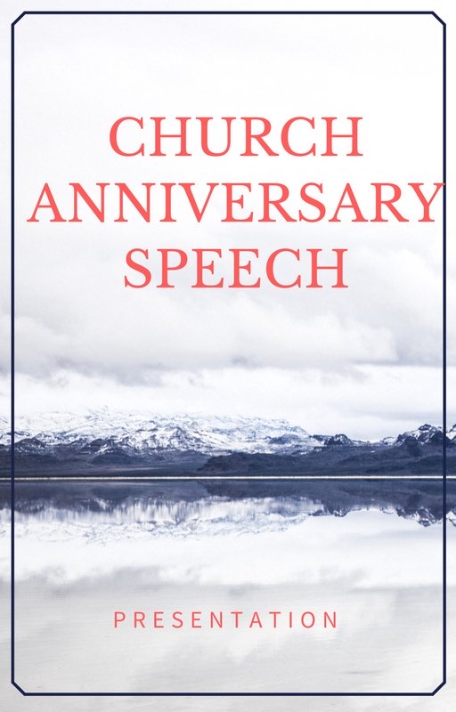 Black Church Anniversary Welcome Speeches