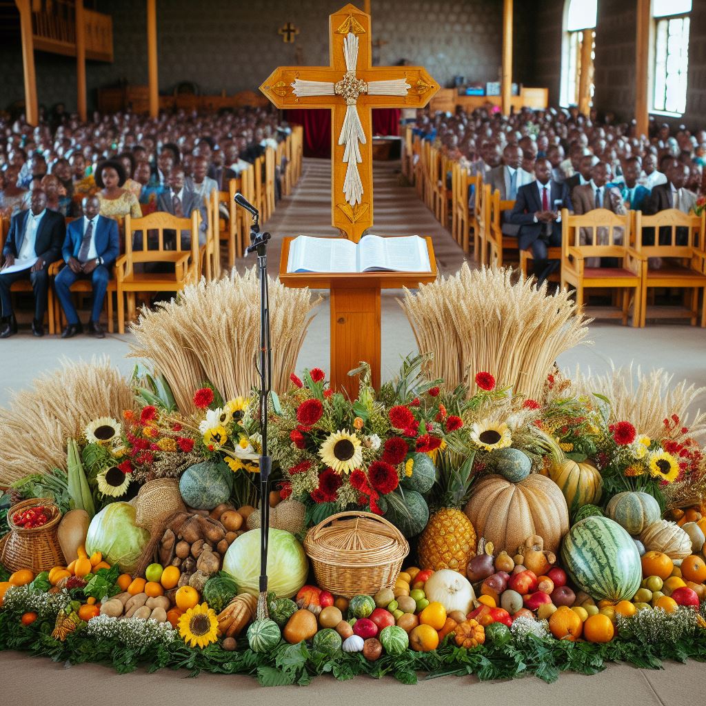 Chairman speech for church harvest 