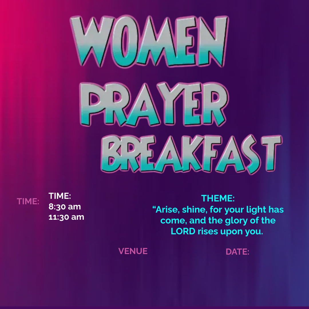 a speech for women prayer breakfast