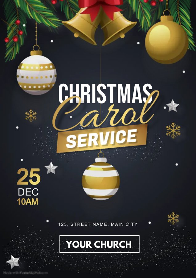 Here is the christmas program script for church that you can download from our pages to help you in the occasion that is head of you, the script is ready to be download immediately