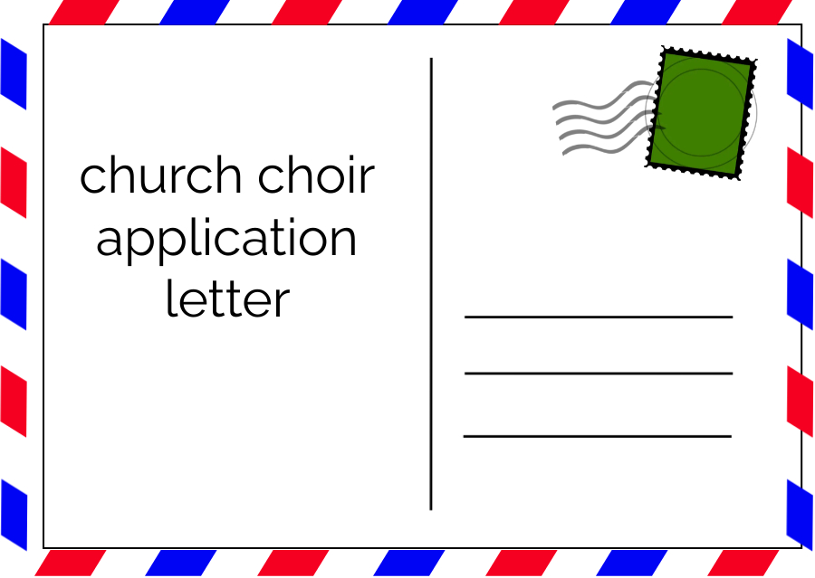 letter of joining youth fellowship choir