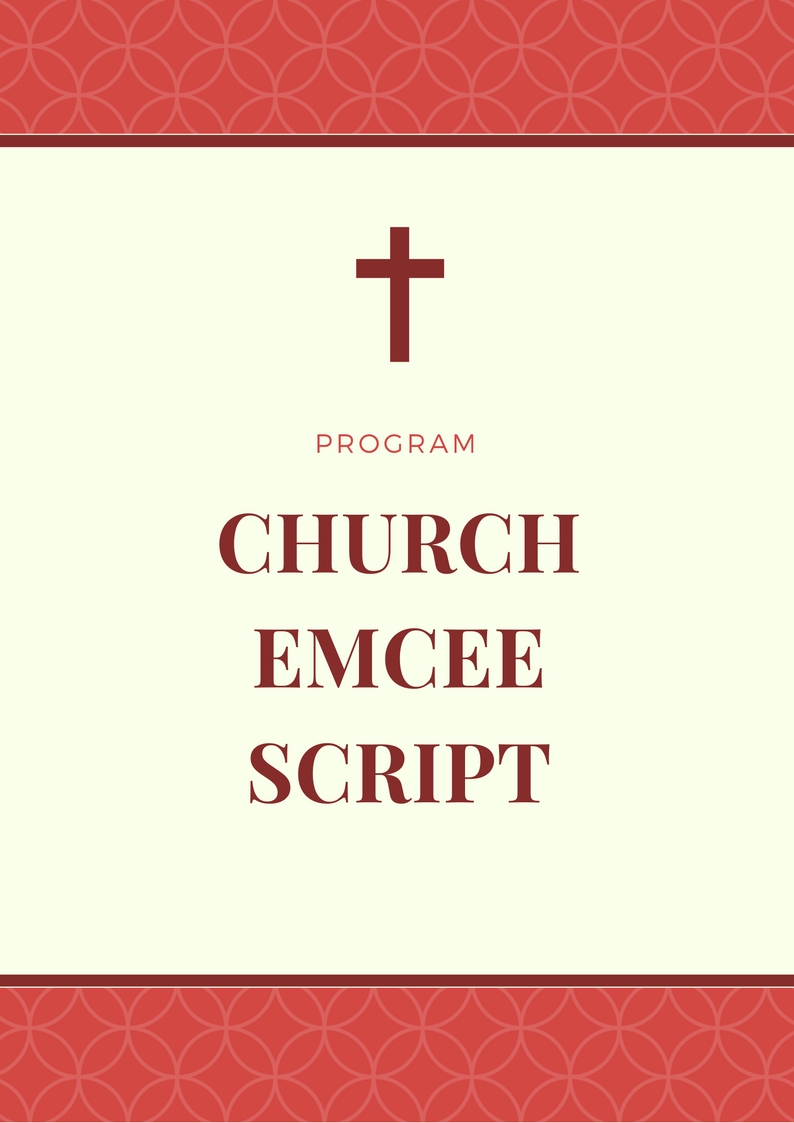 Here is how to mc a church program that we have shared in our pages below here, you can also get an emcee script for a church program that you can download and use it during the church event that is ahead of you