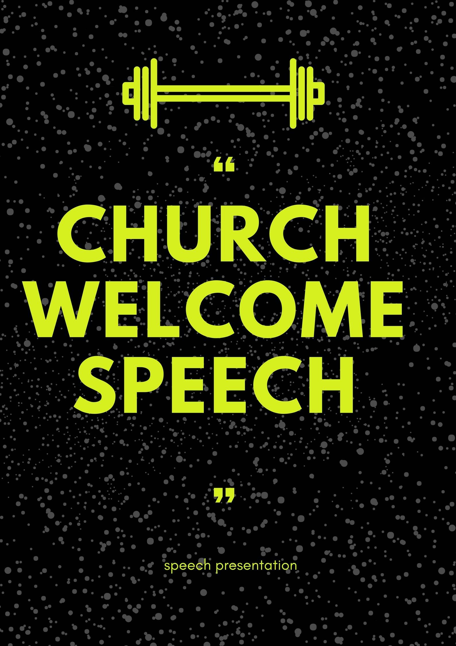 short and sweet welcome speech