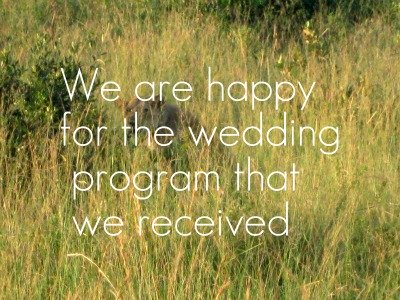 Looking for a church wedding program script to guide and help as you prepare the wedding program for the upcoming event